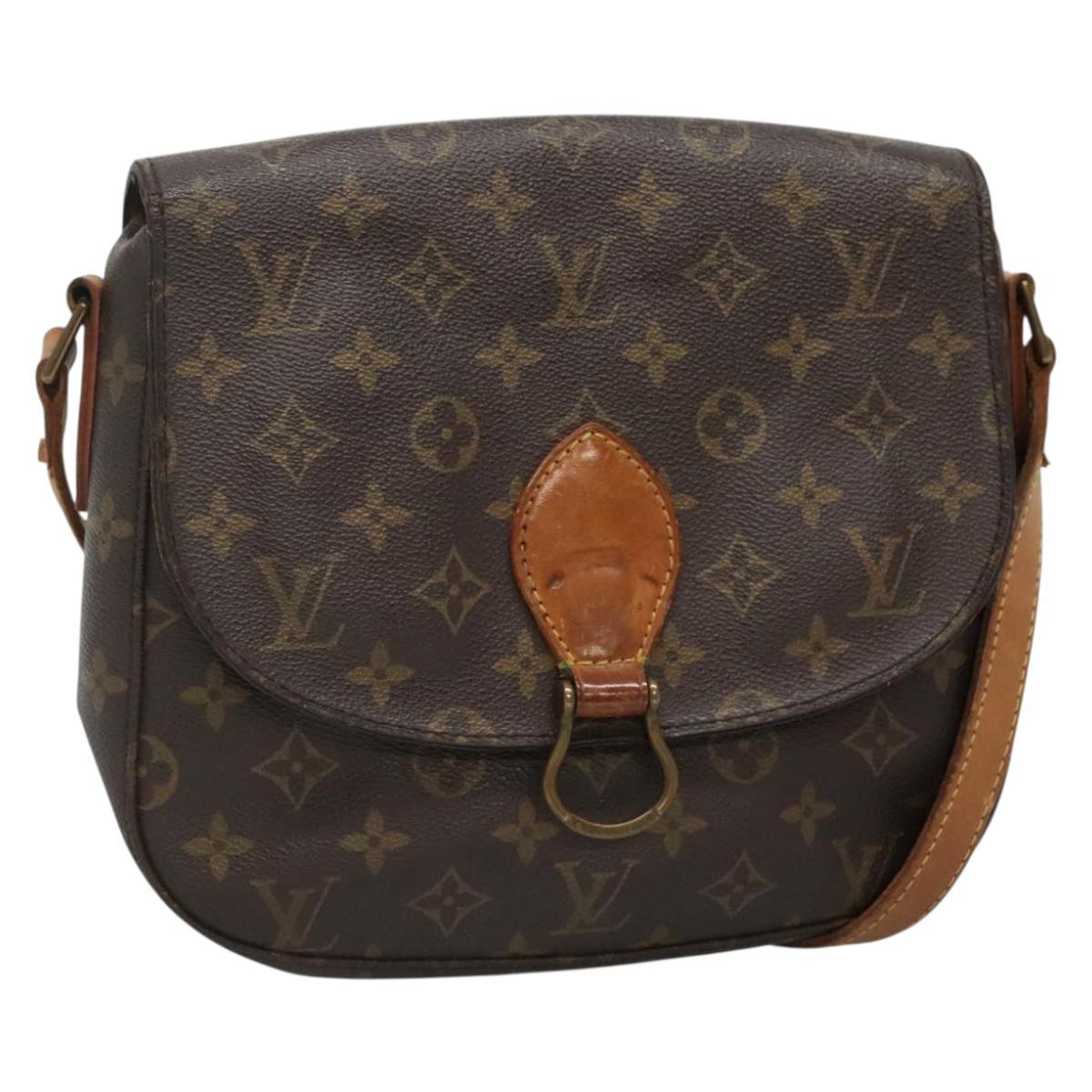 Louis Vuitton Monogram Saint Cloud Gm Shoulder Bag M51242 Lv Auth 142236